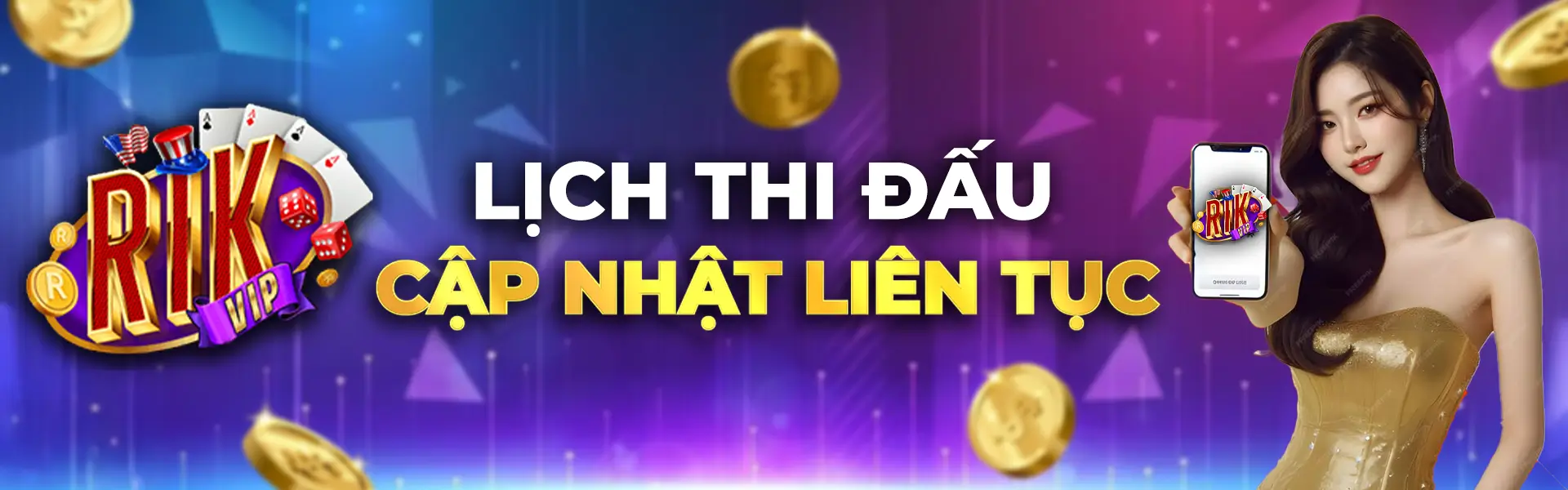 Lịch thi đấu được cập nhật liên tục